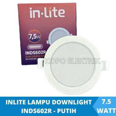 Inlite LED Panel 7.5w INDS602R Slim | InLite LED Panel 7.5 watt putih