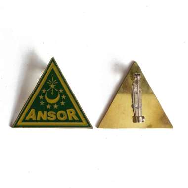 Pin Bross Ansor- Pin Ansor Pin Logo Model Segitiga Mulyocreative