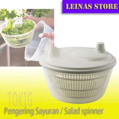 Mangkuk Pengering Sayur / Salad Spinner PENCAMPUR SALAD pencampur sayur