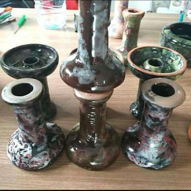 tungku tanah liat pernis sisha hookah