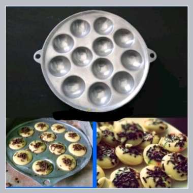 Cetakan Kue Cubit 12 Lubang