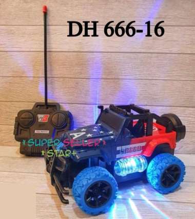 Mainan RC Mobil Remote Control Jeep Truck Avengers DH666-16