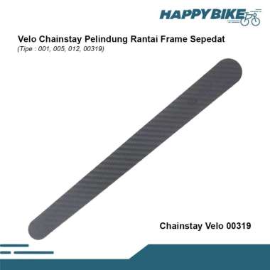 Velo Chainstay Pelindung Rantai Sepeda Motif Carbon 00319