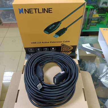 Netline Kabel USB2.0 Extension 20Meter Aktif