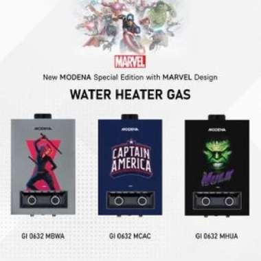 WATER HEATER GAS MODENA MARVEL SERIES Gl 0632