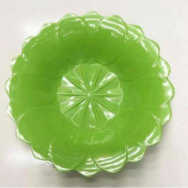 Melamine Piring Bunga Ukuran 8" Hijau | Piring Makan Melamine
