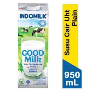 Indomilk susu UHT 950ml / indomilk UHT coklat / UHT plain