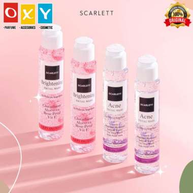 Scarlett Whitening Facial Wash 100ml Cuci Muka Pencuci Wajah Facial Wash Brightening