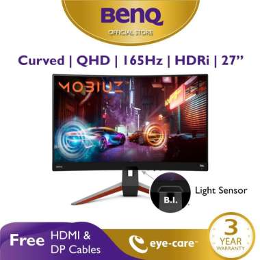BenQ MOBIUZ EX2710R 27" QHD 1ms 165Hz HDRi Curved Gaming Monitor