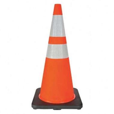 TRAFFIC CONE PVC 28INCH TINGGI 90CM Pvc Kerucut Jalan Base