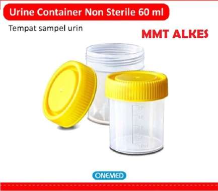Urine Container Non Steril OneMed 60ml pot urine wadah urin