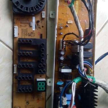 modul power dan modul display mesin cuci samsung type WW70J3283KW