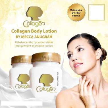 COLLAGEN BODY LOTION BIBIT COLLAGEN MECCA ANUGRAH SHCOSMETICS ORIGINAL ASLI MENGHALUSKAN KULIT MECCA