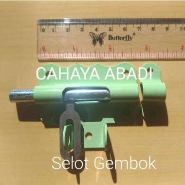 SELOT | SLOT GEMBOK PINTU | JENDELA 3" HIJAU IGM