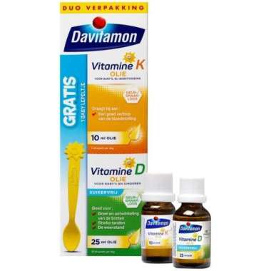 VITAMIN D DAN K OIL PERTAMA BAYI DAVITAMON 35ml - Vitamin bayi