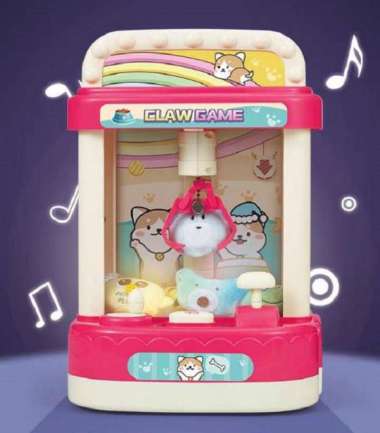 ONE-M280 Mainan Anak Mesin Capit Boneka Kucing / Maenan Anak Claw Machine Mesin Permainan Tangkap Bo