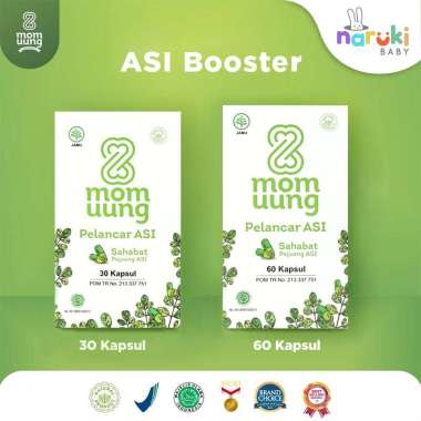 Mom Uung ASI Booster Pelancar ASI 30 kapsul & 60 kapsul 30 KAPSUL