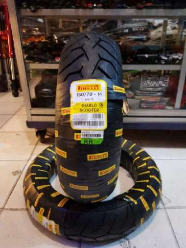BAN LUAR PIRELLI DIABLO SCOOTER 150 70 14 XMAX AEROX