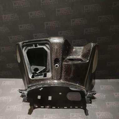 Legshield Dek Kunci Kontak Part Original Carbon Kevlar New Aerox