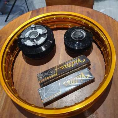 velg Aloy Titans 17x140 Gold Kilat Tromol Sys Mx New Jari Vultus CRV
