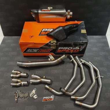 Knalpot Prospeed Shark Predator Kawasaki ZX25 R Underbelly Full System
