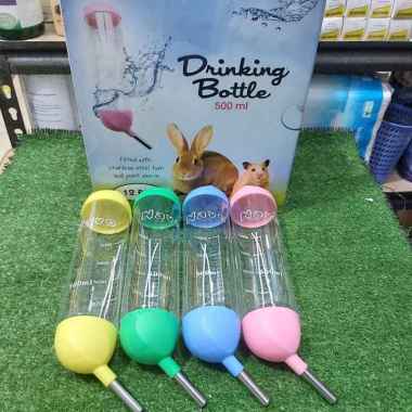 tempat minum botol dot kucing kelinci guinea pigs hamster 500ml Navo