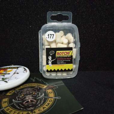ROTCHI WOOLEN FELT CAL 177 - KAPAS PEMBERSIH LARAS (SC2492) OEM