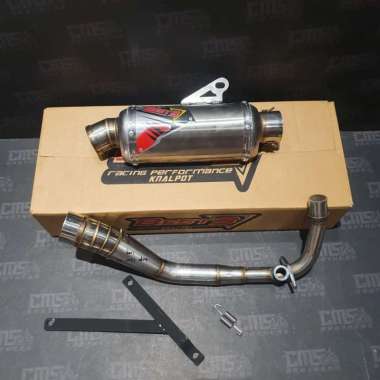 Knalpot Vespa Best 3 Vespa Iget i-get 3V Short Oval Inlet 50 Original
