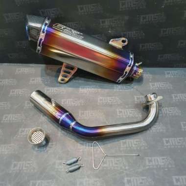 Knalpot GP Racing Titanium Yamaha Xmax 350cc Full System