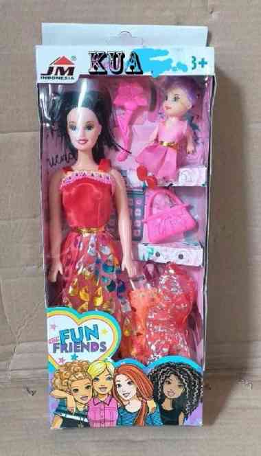 MAINAN ANAK PEREMPUAN BARBIE SET DENGAN PERLENGKAPAN NYA MAINAN BAYI JJJ