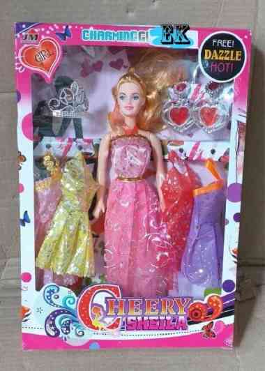 MAINAN ANAK PEREMPUAN BARBIE SET DENGAN PERLENGKAPAN NYA MAINAN BAYI LLL