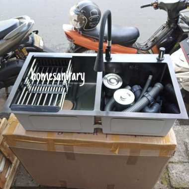kitchen sink onan 8245 black paket lengkap JKM krn trmpet