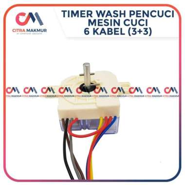 Timer Pencuci 6 Kabel 3 & 3 Wash Mesin Cuci Sanken Sanyo Aqua Sharp