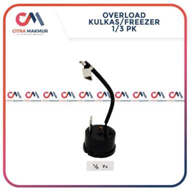Overload Klixon Kulkas 2 pintu Freezer bulat 1/3 Pk kompresor frezer