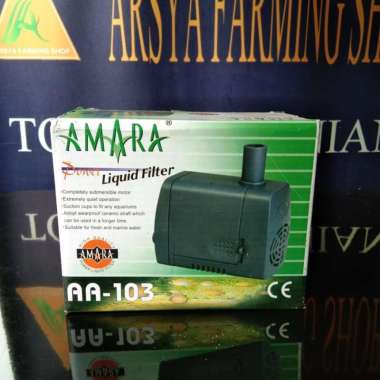 Amara Aa-103 15 Watt Pompa Air Submersible Untuk Kolam / Aquarium