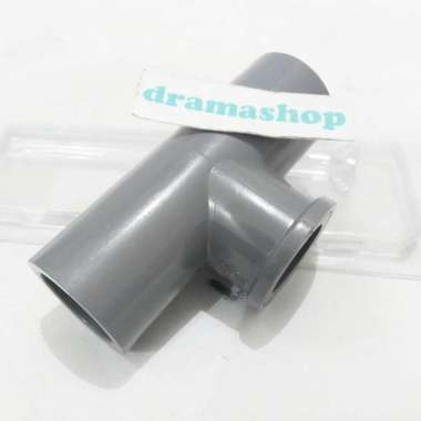 Sok pipa sambungan cabang 3 keni knee T tee drat dalam 1/2 inch rucika