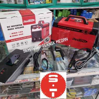 MMA-200 MESIN LAS TRAFO LAS LISTRIK IGBT SMART INVENTER REDBO MMA 200