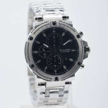 BALMER B8153MS - Jam Tangan Pria Original - Silver Black
