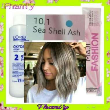 pewarna rambut loreal majifashion 10.1 Sea shell ash All Size