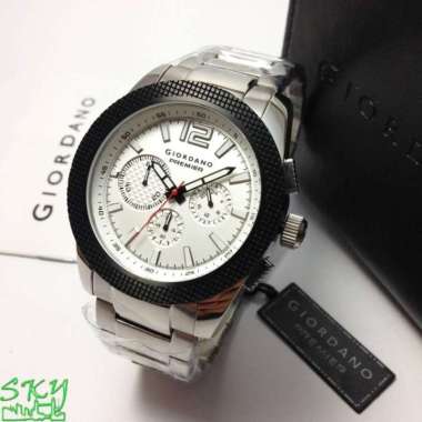 GIORDANO P141-22 - Jam Tangan Pria Original - Silver