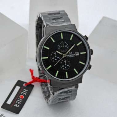 HEGNER 1661-3MB - Jam Tangan Pria Original - Black
