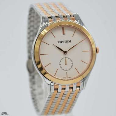 RHYTHM P1301S05 - Jam Tangan Pria Original - Silver Rose