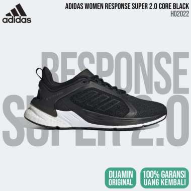 adidas Response Super 2.0 [H02022] Core Black Women ORIGINAL RESMI BNIB - Sepatu Lari Wanita 5.5
