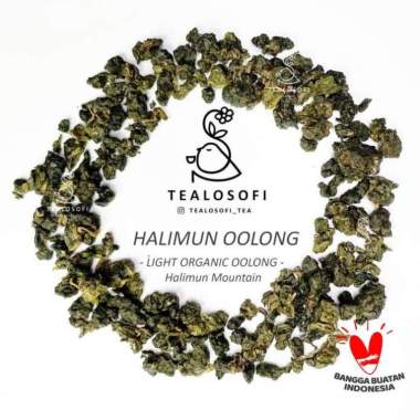 Halimun Light Oolong - Organic Rolled Tea from Halimun Mountain - Teh