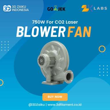 Zaiku CO2 Laser Exhaust Blower Fan Kipas Pembuangan Angin 1100W
