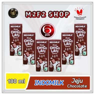Promo Harga Indomilk Korean Series Jeju Chocolate 180 ml - Blibli