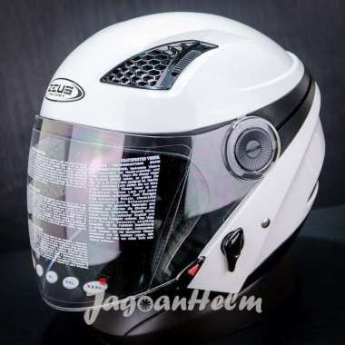 ZEUS Helm ZS610 SOLID ZS-610 Import ZS 610 Double Visor XXL