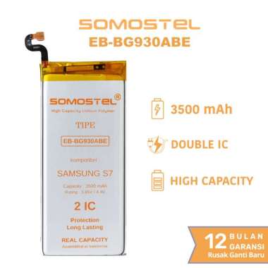 Somostel - Baterai EB BG930ABE Samsung S7 G930 / S7 Flat