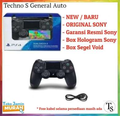 Baru Stik PS4 - Stick PS4 - Gamepad PS4 - Controller PS 4 Original Hitam