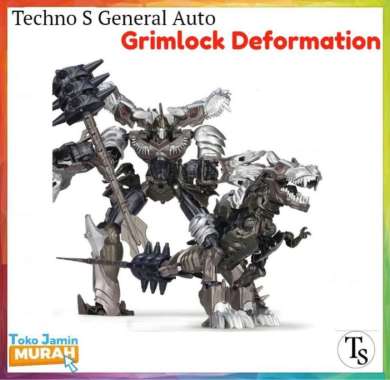 Mainan Figure Robot Transformers Deformation Optimus Prime Grimlock